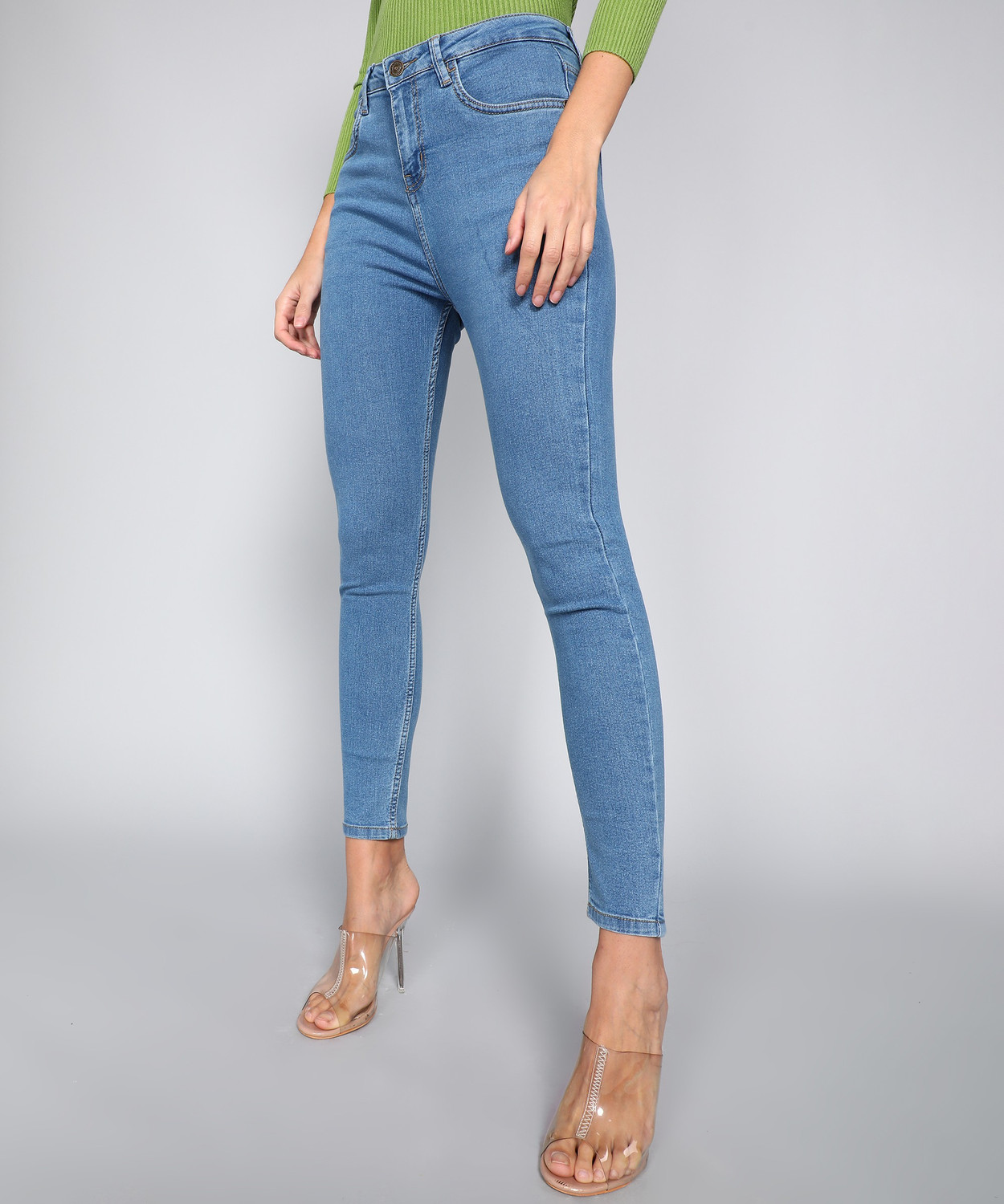 Image of METRONAUT by Flipkart Skinny Women Blue Jeans