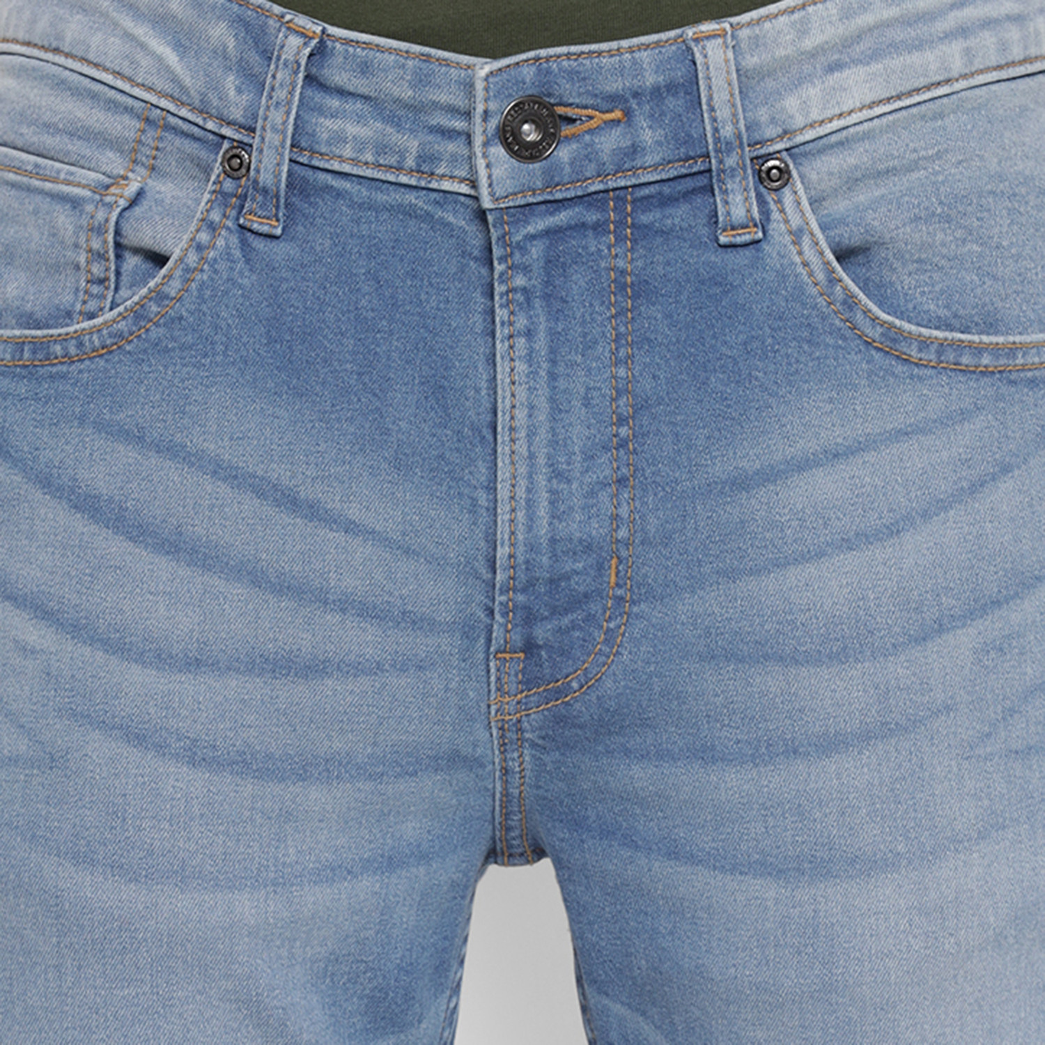 Image of RED TAPE Skinny Men Light Blue Jeans