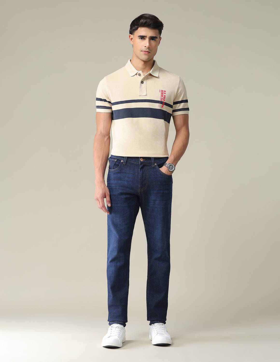 U.S. Polo Assn. Slim Men Blue Jeans - Image 3