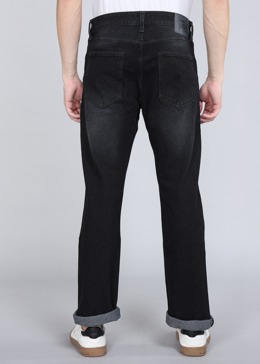 Image of U.S. Polo Assn. Denim Co. Regular Men Black Jeans