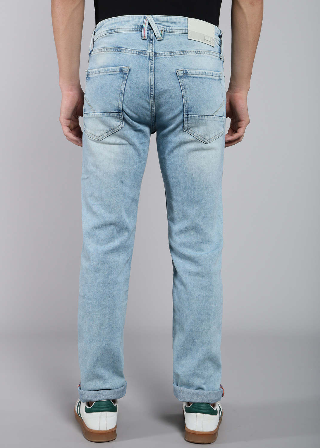 Image of KILLER Men Slim Mid Rise Blue Jeans