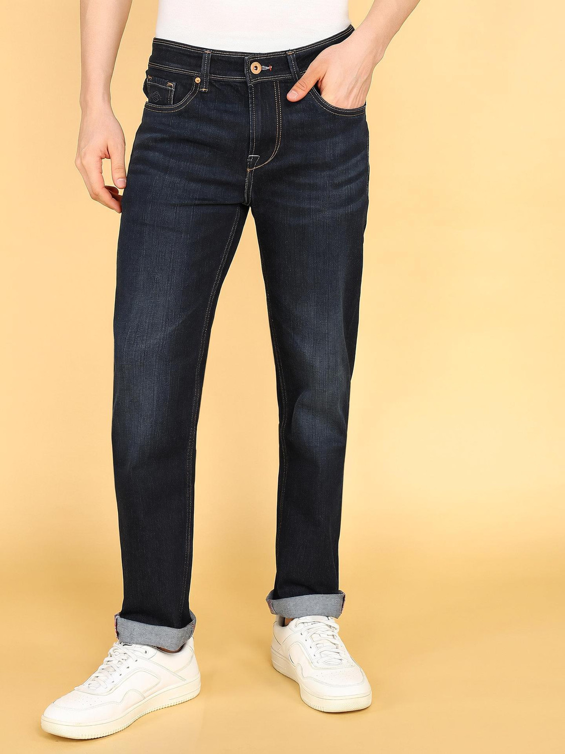 Image of KILLER Slim Men Dark Blue Jeans