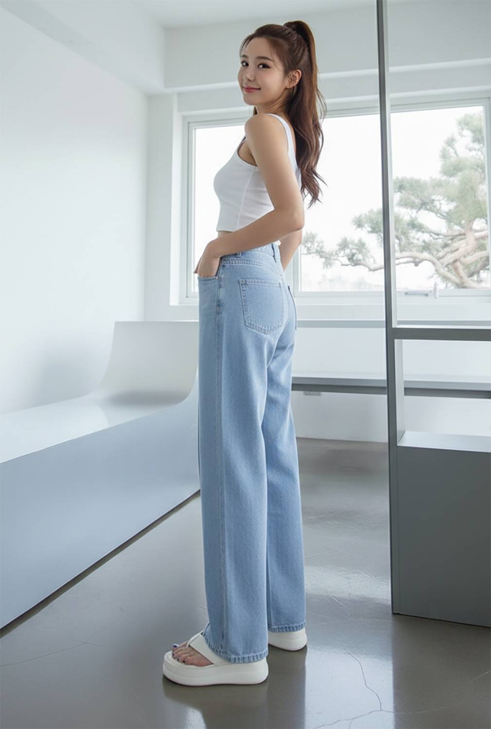 KOTTY Straight Fit Women Blue Jeans - Image 2