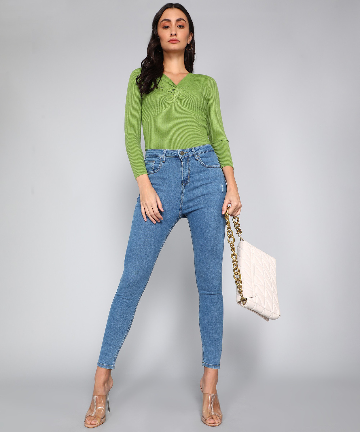 Image of METRONAUT by Flipkart Skinny Women Blue Jeans