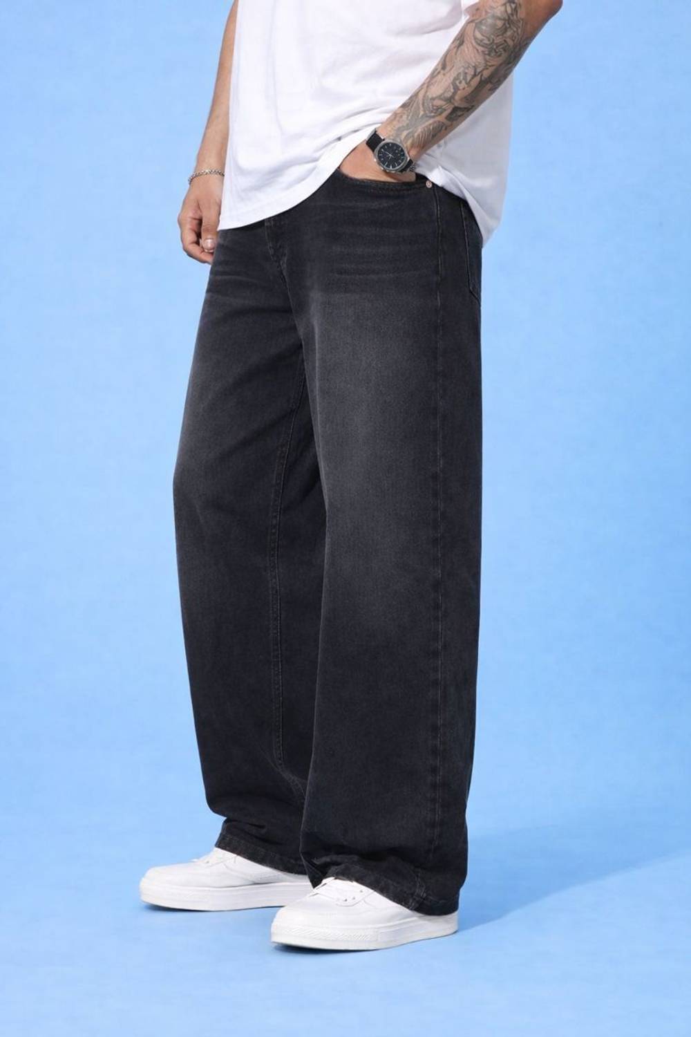 MARSH HAWK Men Black, Grey Jeans - Image 5