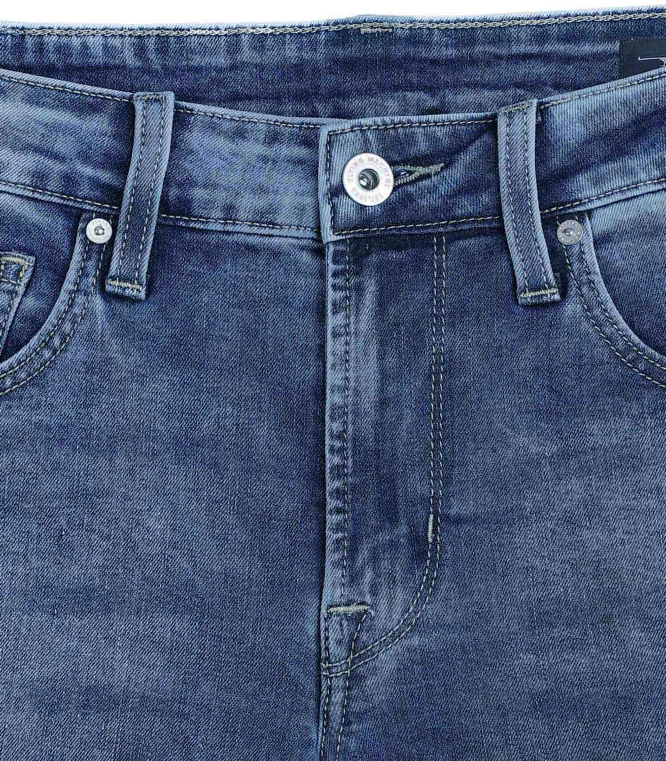 Image of FLYING MACHINE Skinny Men Blue Jeans