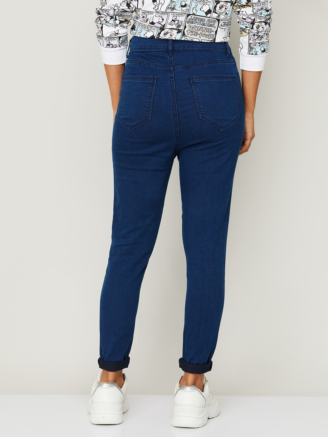 Image of Ginger by Lifestyle Skinny Women Blue Jeans