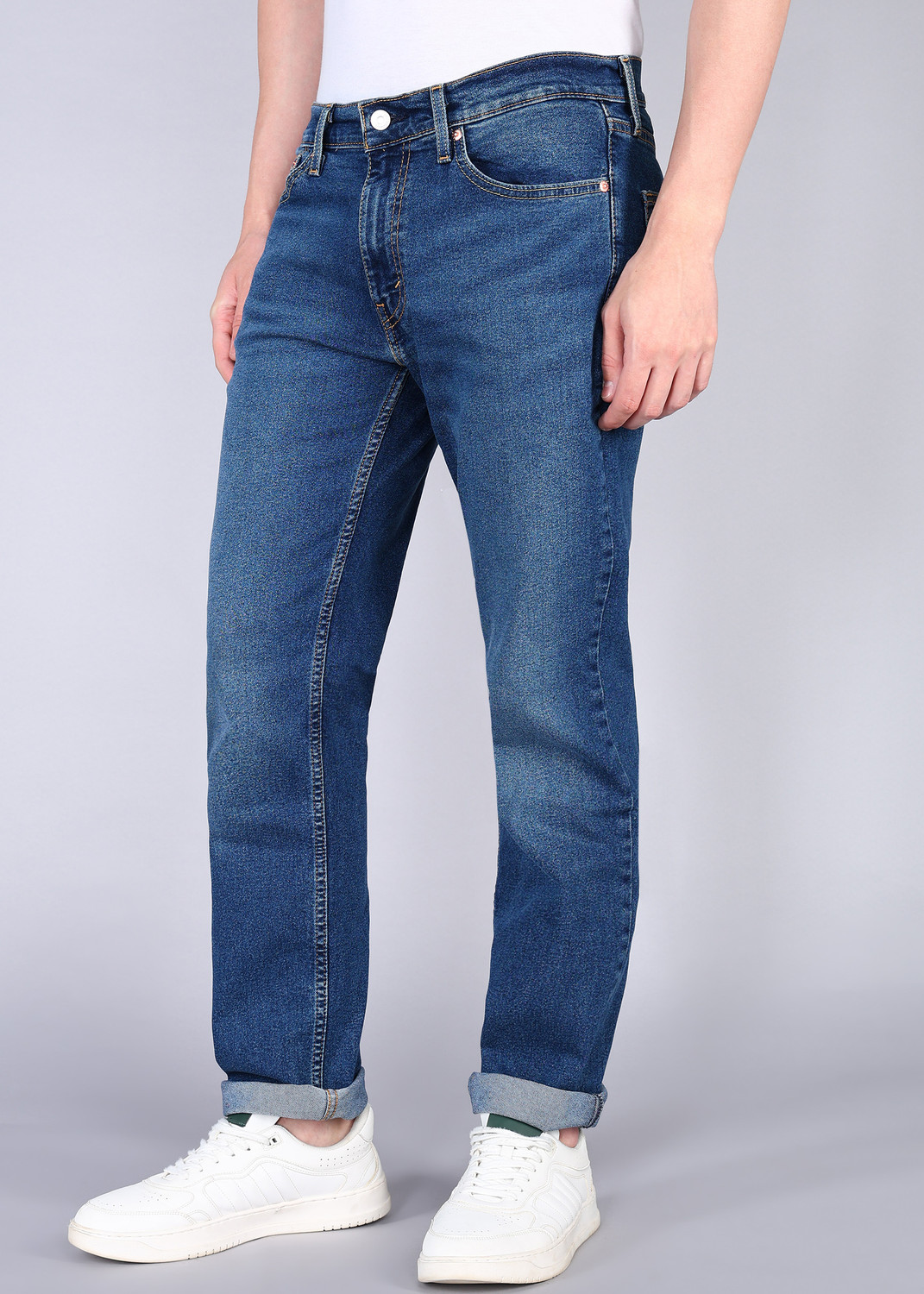 Image of LEVI'S Slim Men Dark Blue Jeans