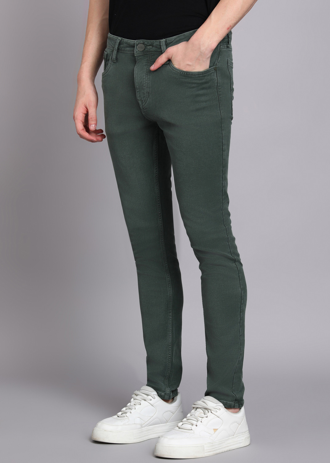 Image of INTEGRITI Skinny Men Light Green Jeans