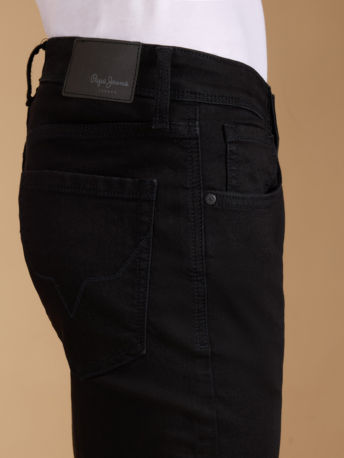 Image of Pepe Jeans Slim Men Black Jeans