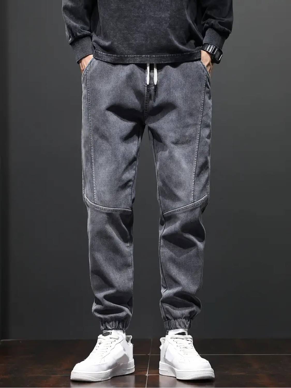 POSHAX Regular Men Black Jeans