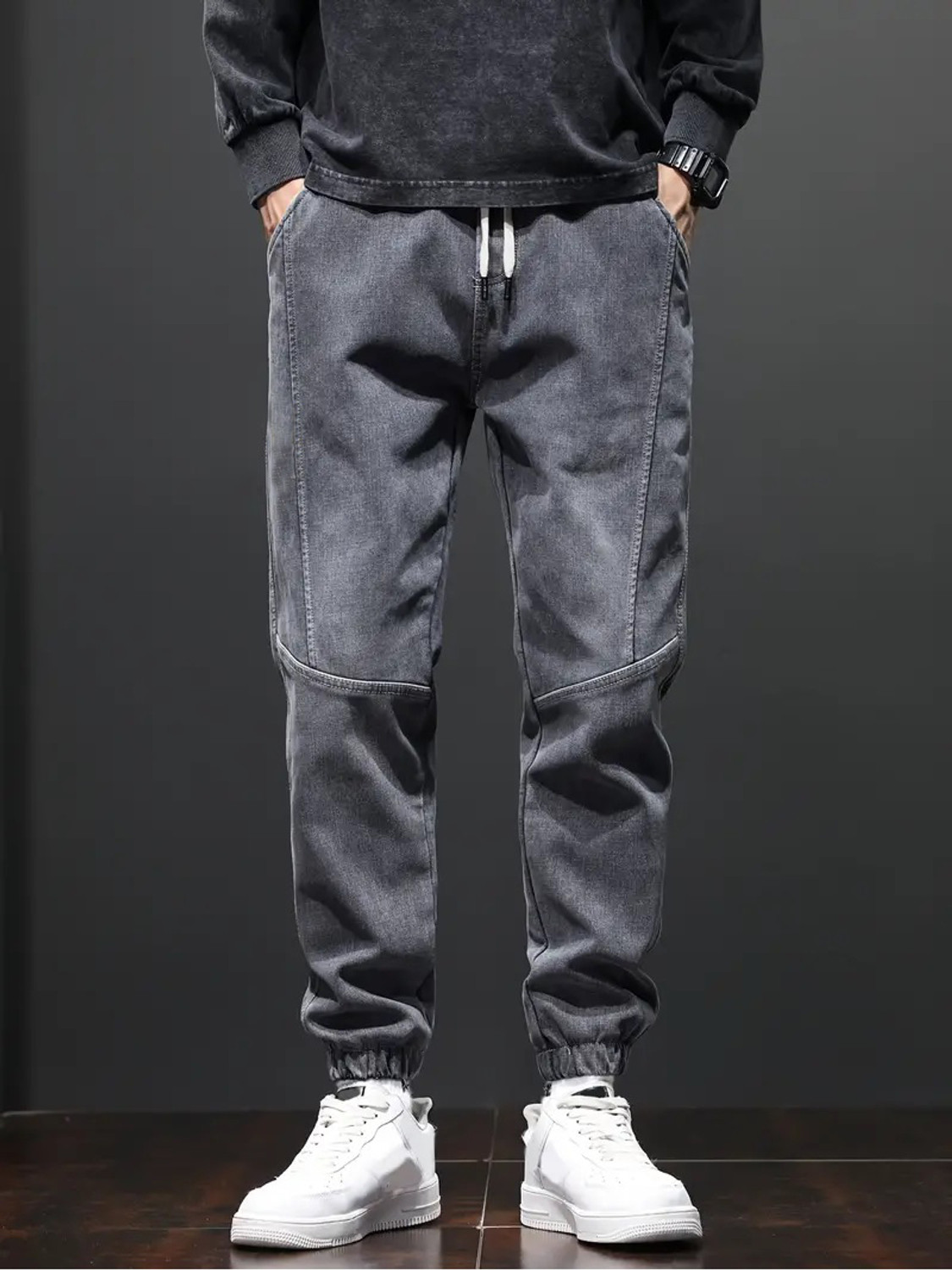 Image of POSHAX Regular Men Black Jeans