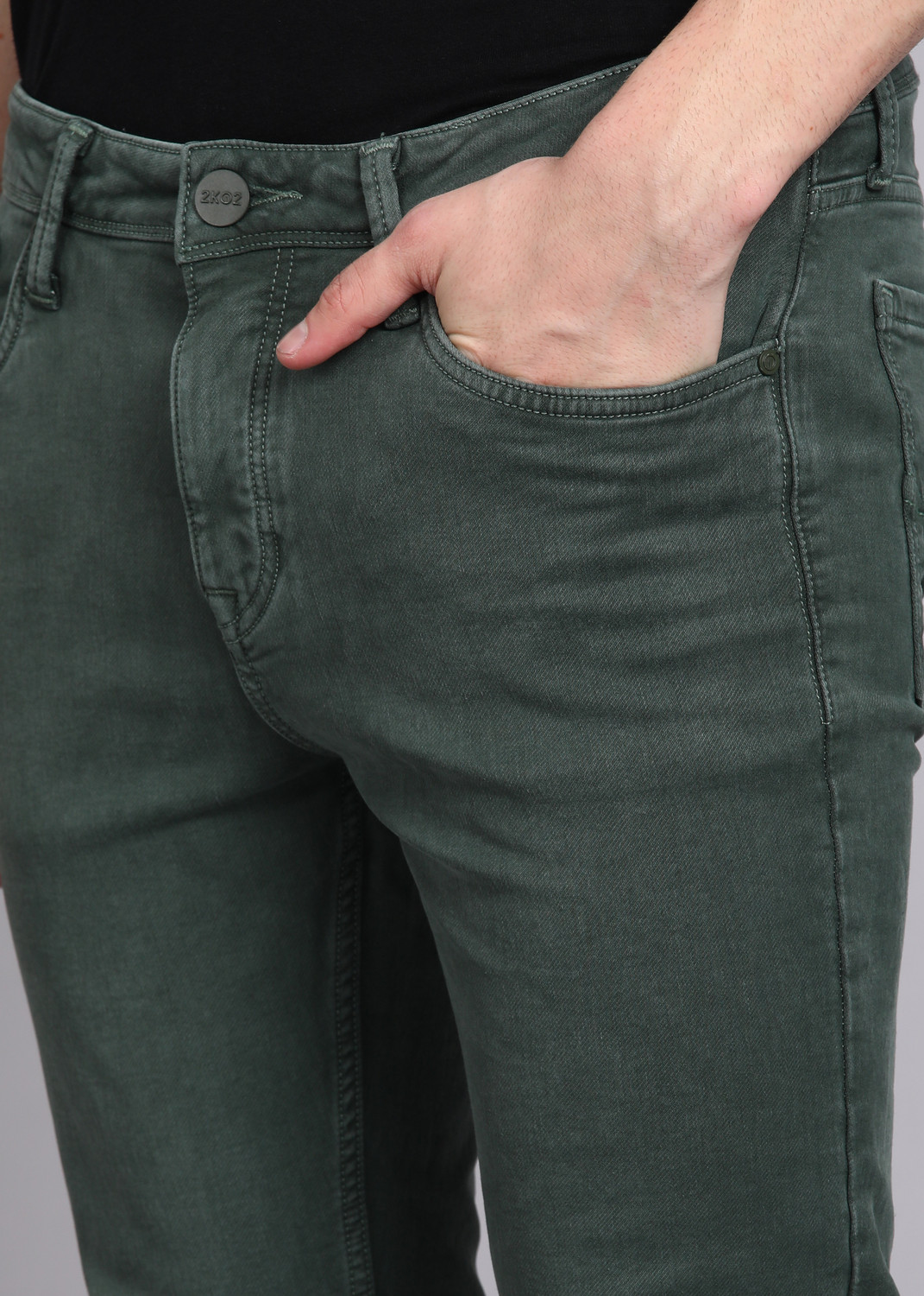 Image of INTEGRITI Skinny Men Light Green Jeans