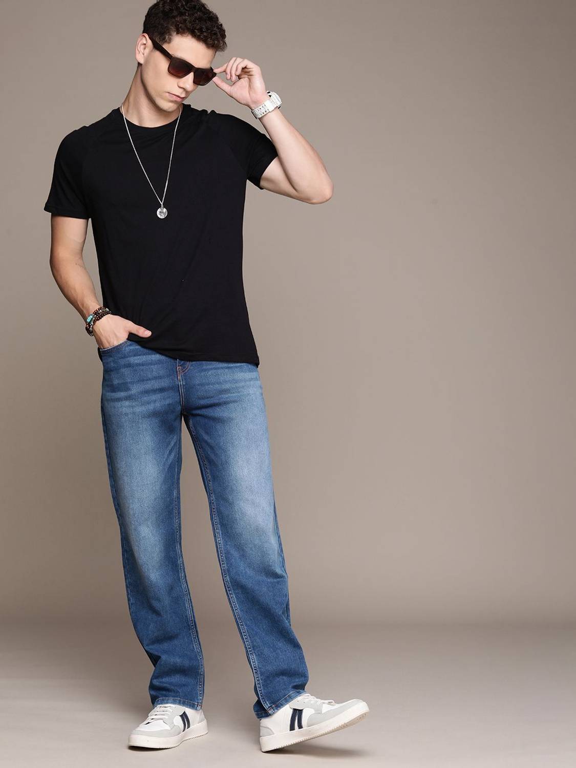 Roadster Straight Fit Men Blue Jeans - Image 2