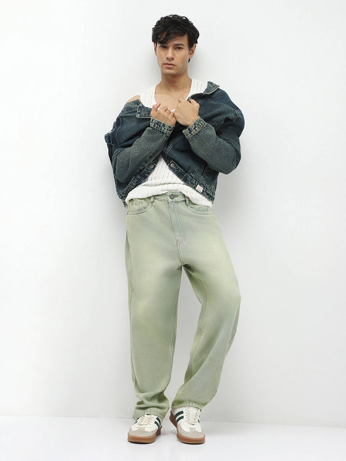 Urbano Fashion Loose Fit Men Grey Jeans - Image 4
