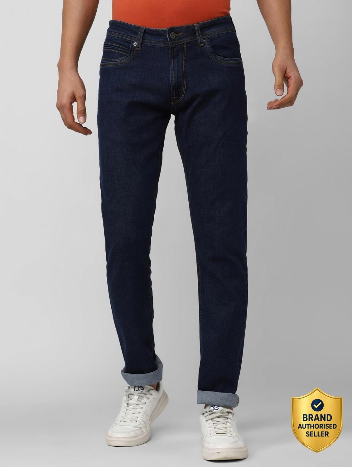 Image of PETER ENGLAND Slim Men Blue Jeans