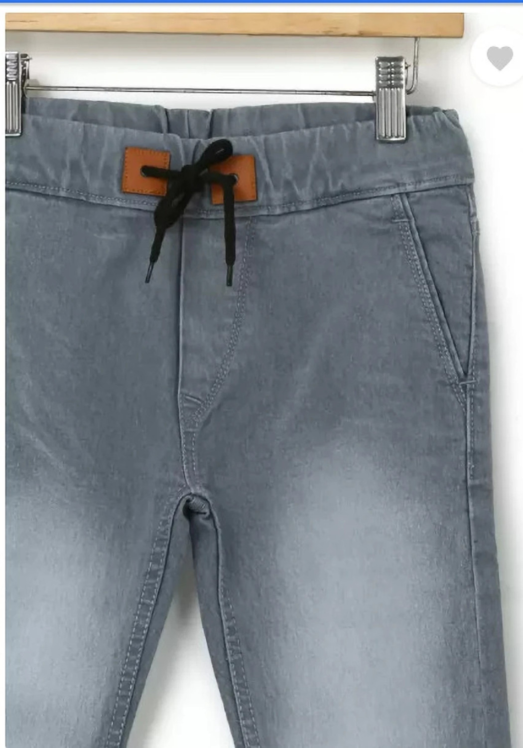 Image of Creatywitty Jogger Fit Men Grey Jeans