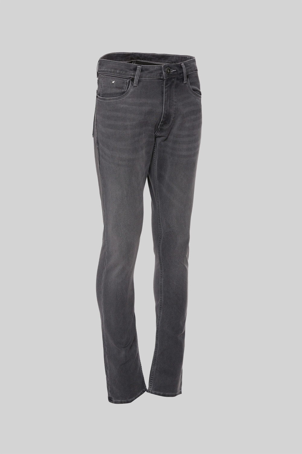 Image of PETER ENGLAND Tapered Fit Men Grey Jeans