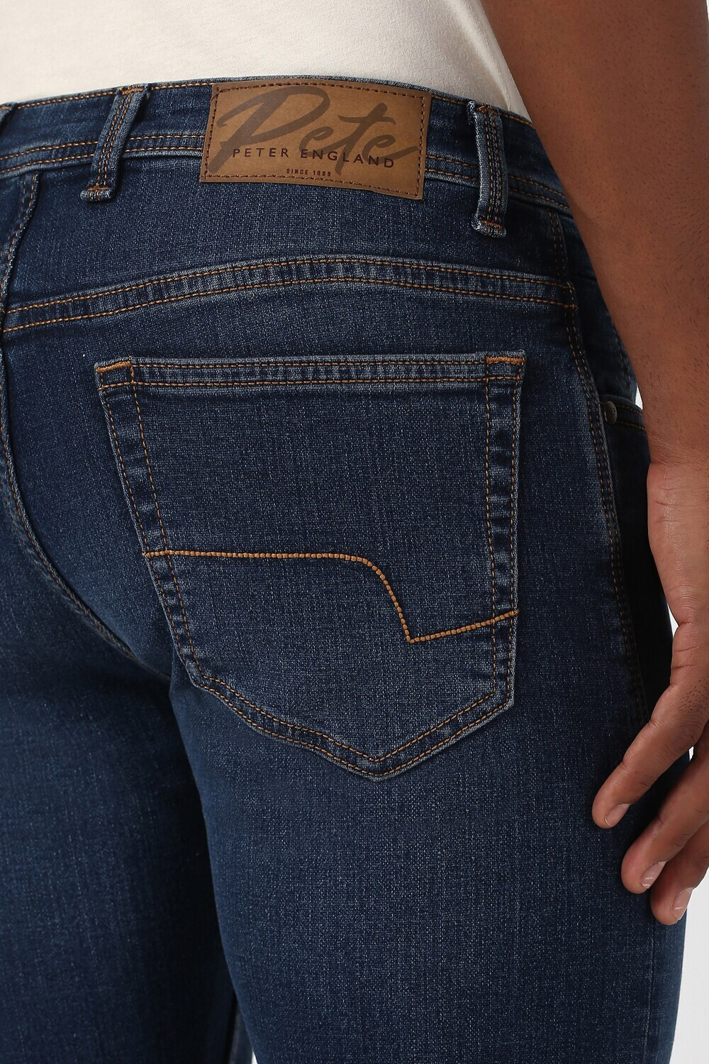 Image of PETER ENGLAND Slim Men Blue Jeans