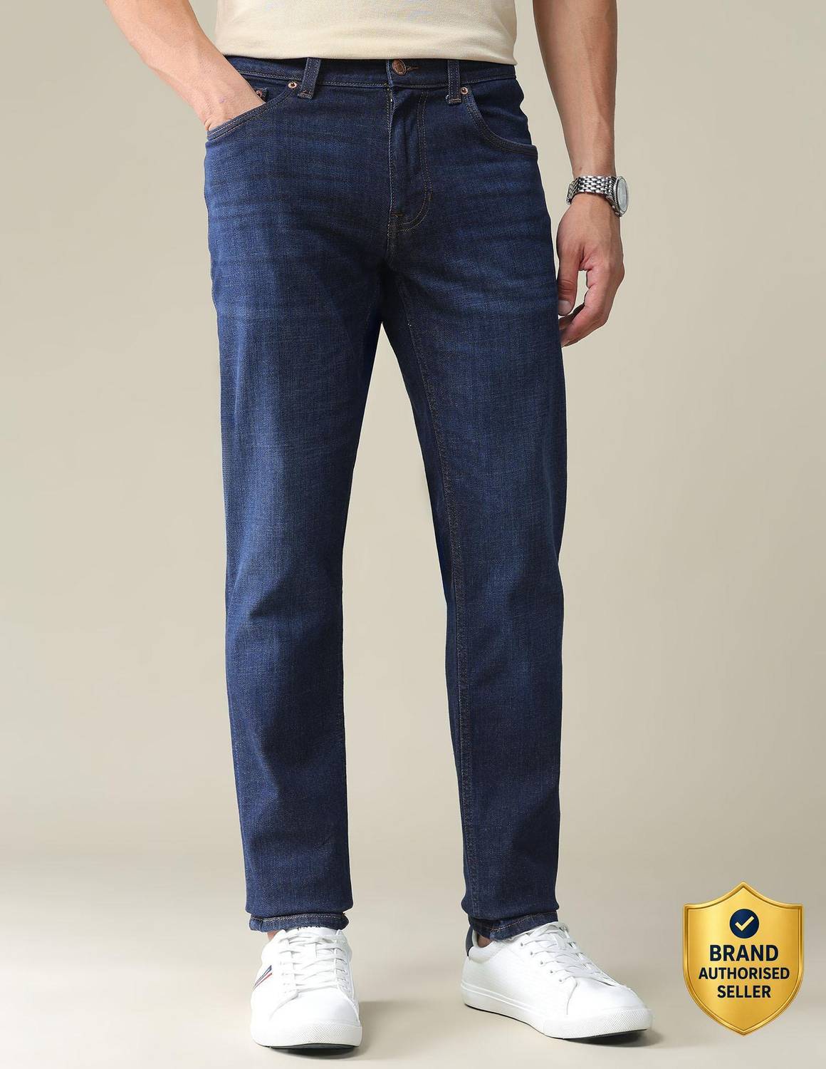 U.S. Polo Assn. Slim Men Blue Jeans - Image 1
