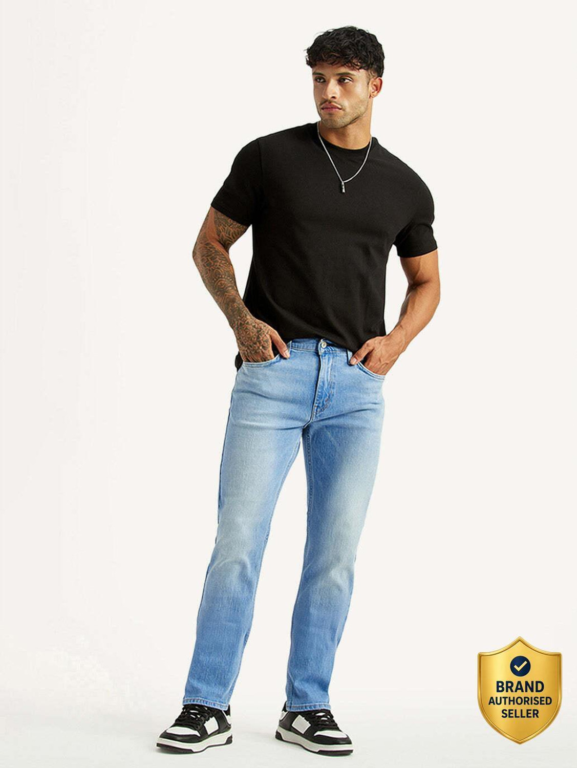 Image of LEVI'S Slim Men Light Blue Jeans