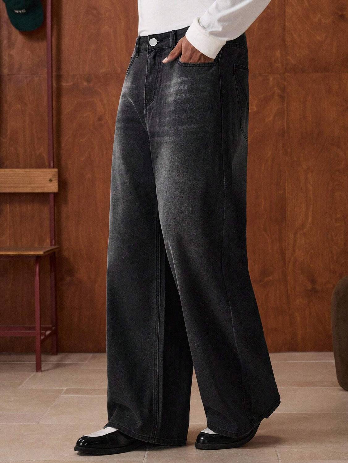 YMT Straight Fit Men Black Jeans - Image 3