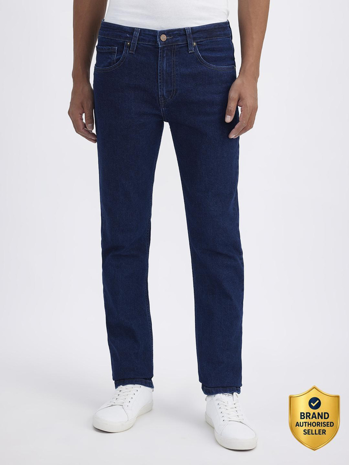 Image of Pepe Jeans Straight Fit Men Blue Jeans