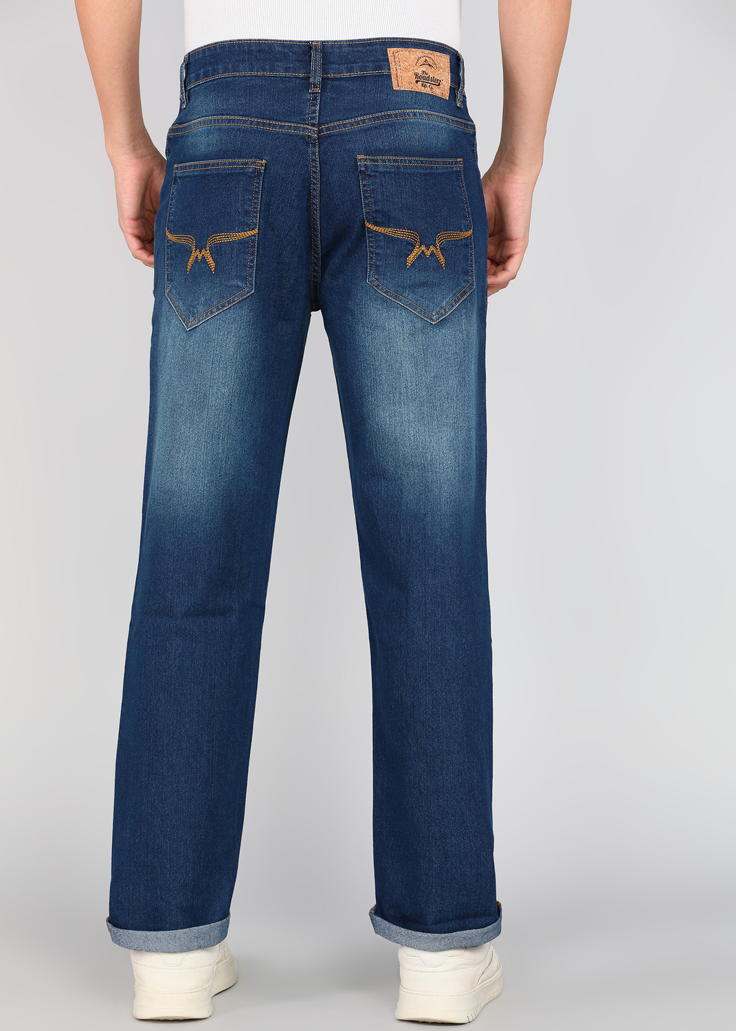 Image of Roadster Regular Men Blue Jeans