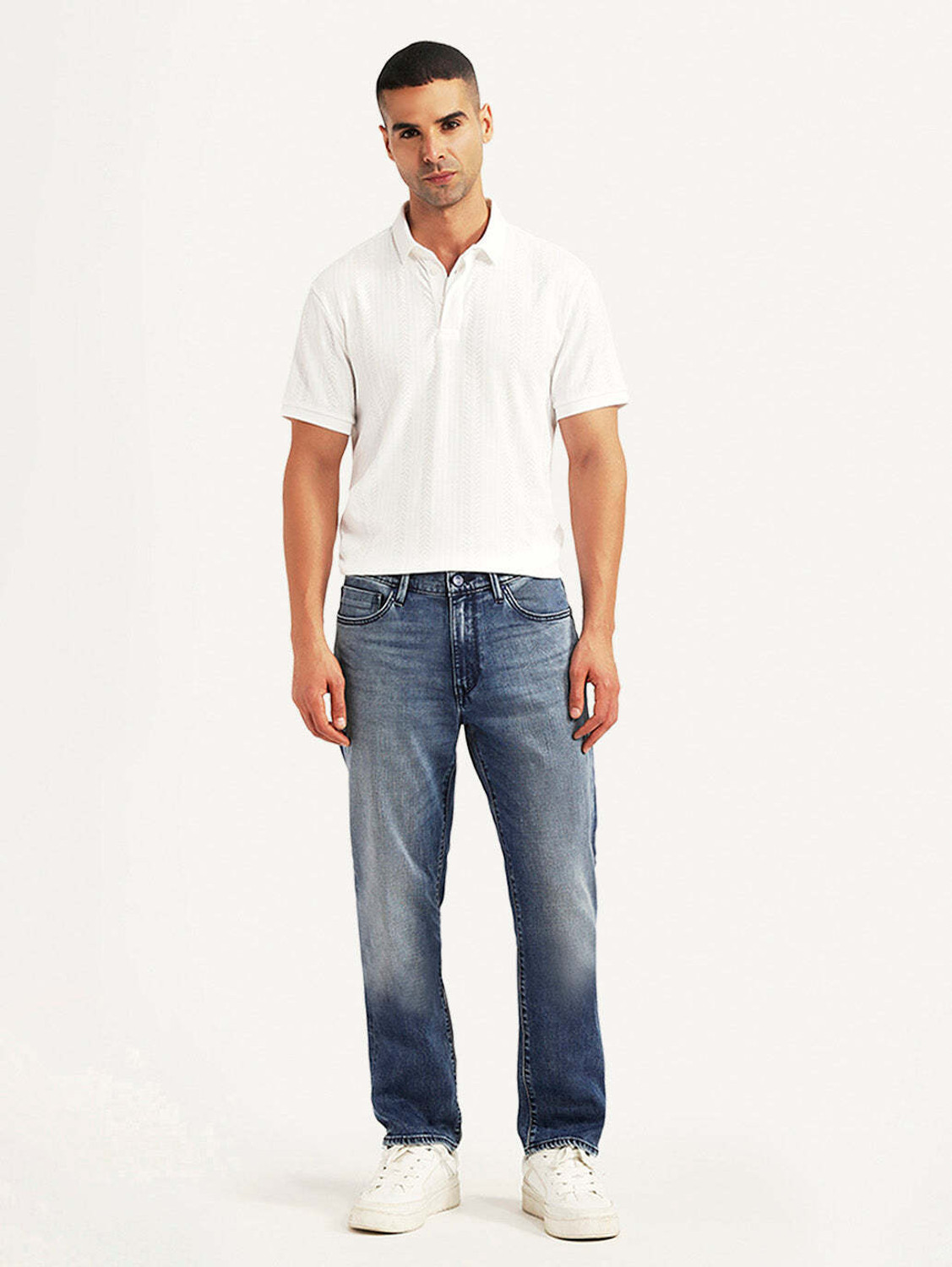 Image of LEVI'S Tapered Fit Men Blue Jeans