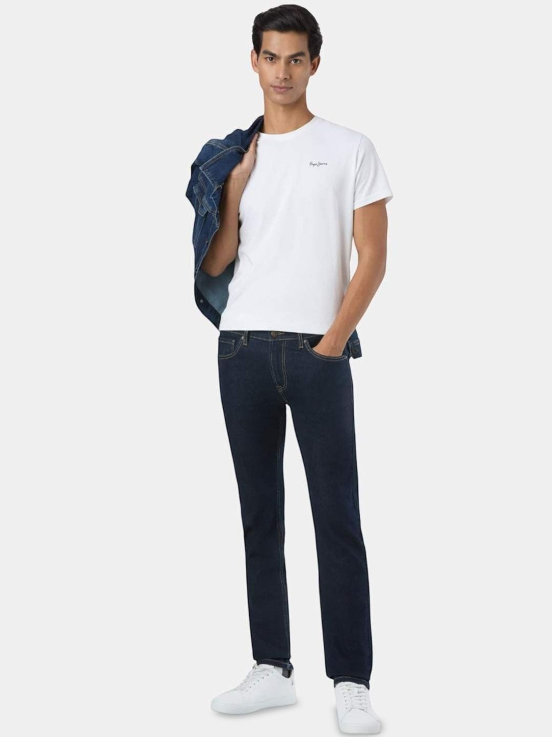 Image of Pepe Jeans Slim Men Blue Jeans