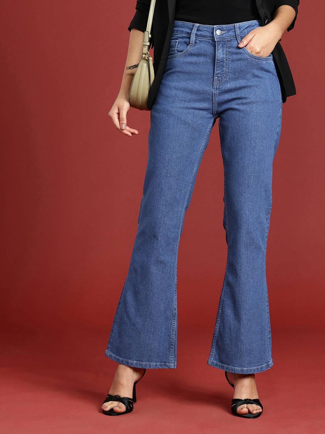 all about you Flared Women Blue Jeans
