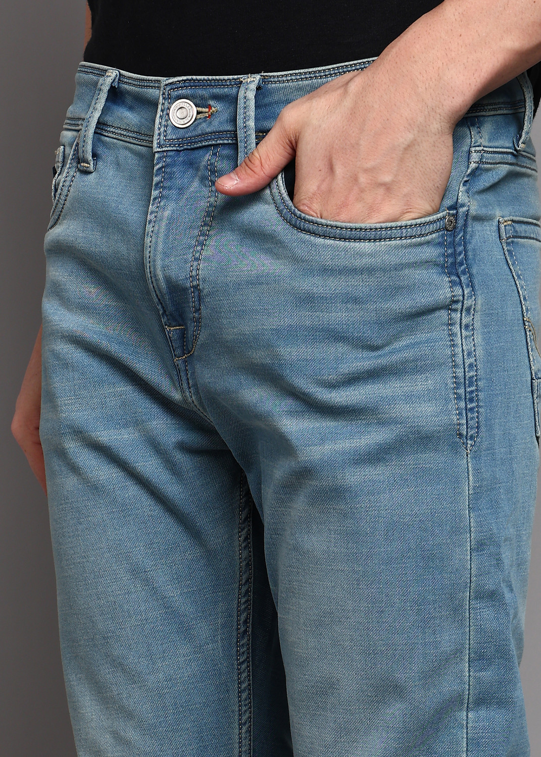 Image of KILLER Straight Fit Men Blue Jeans