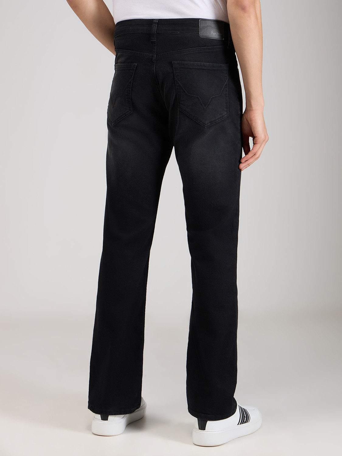 Image of Pepe Jeans Boot-Leg Men Black Jeans
