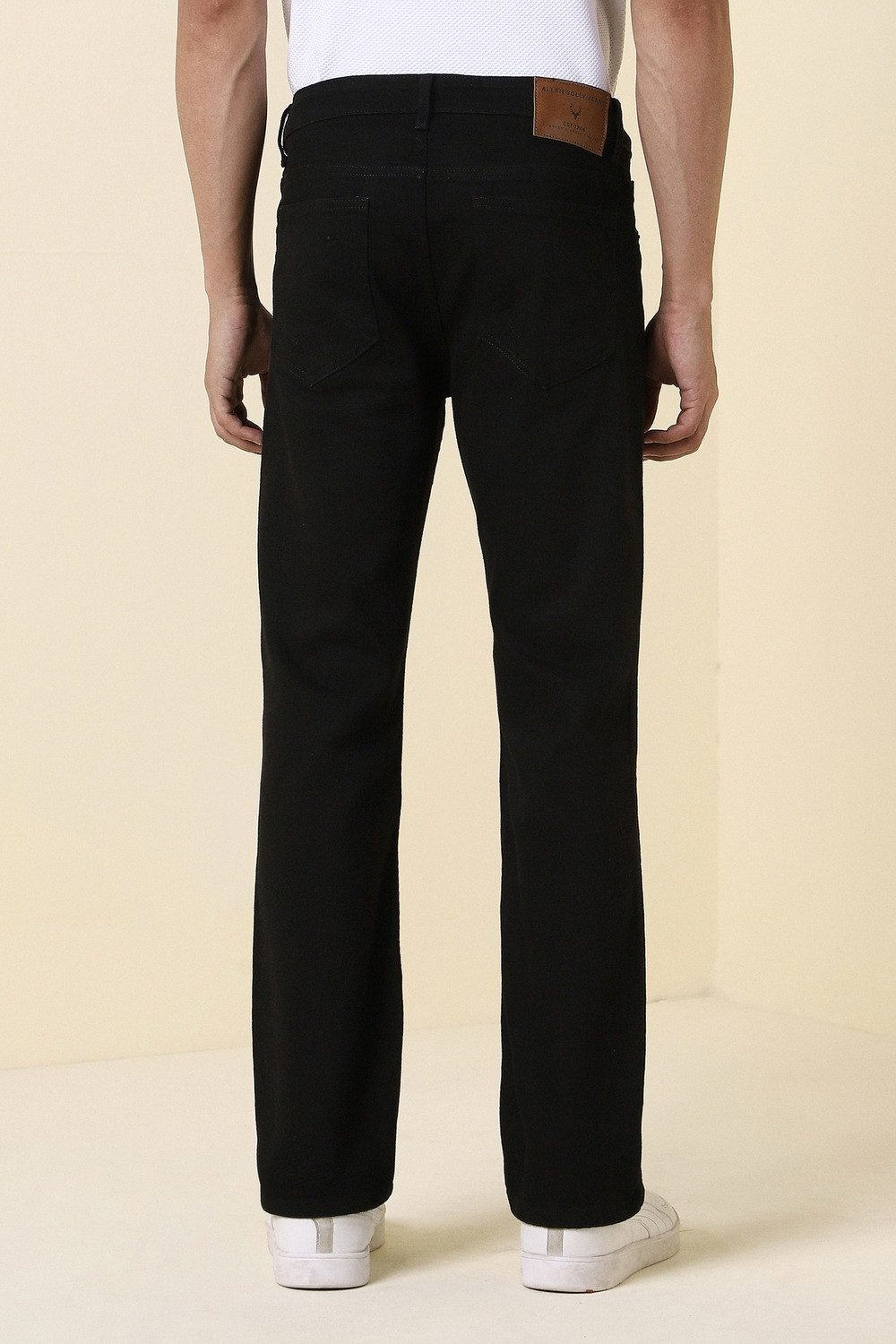 Image of Allen Solly Regular Men Black Jeans