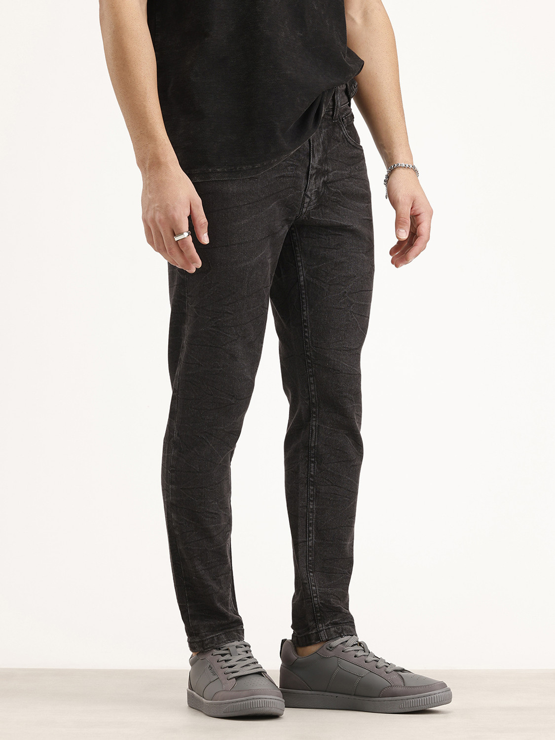 Image of WROGN Skinny Men Grey Jeans