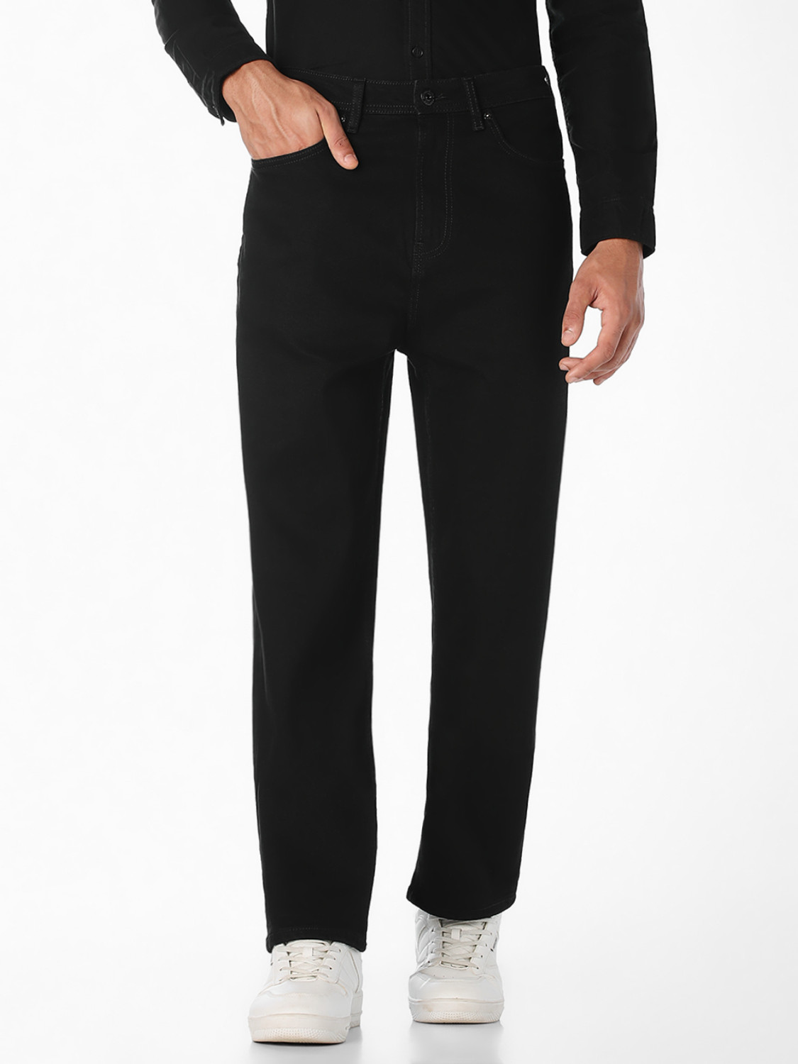 Image of JACK & JONES Loose Fit Men Black Jeans