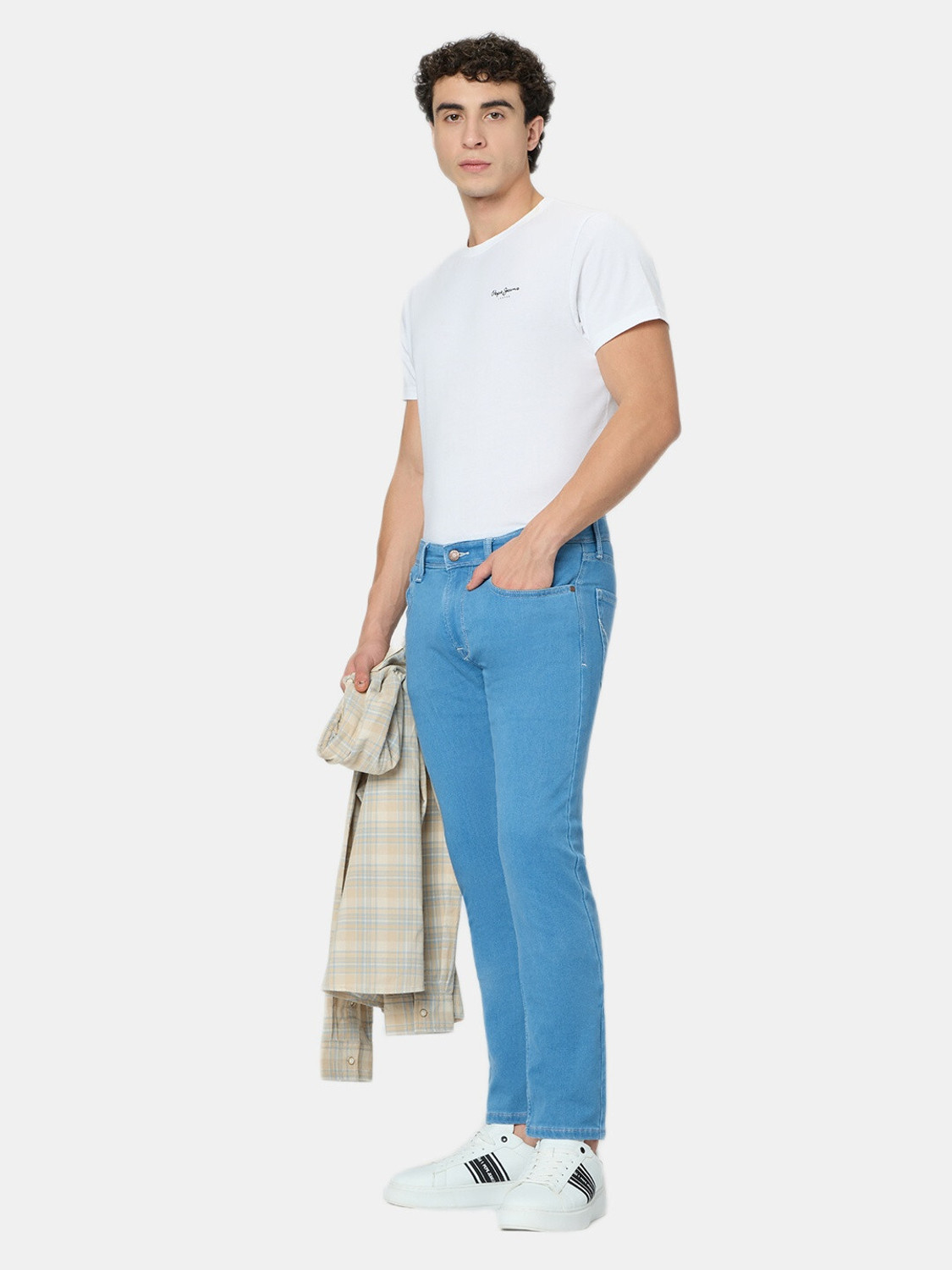 Image of Pepe Jeans Slim Men Blue Jeans
