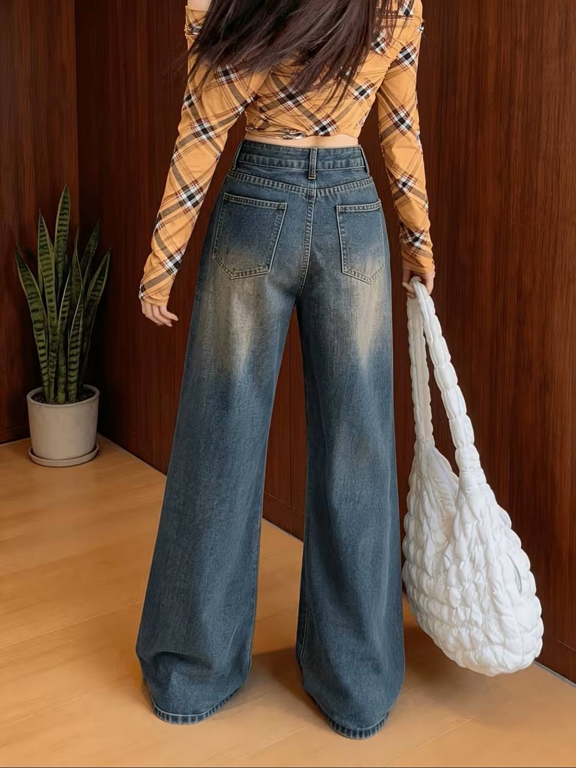 HUNTER & HAYES Baggy Fit Women Blue Jeans - Image 2