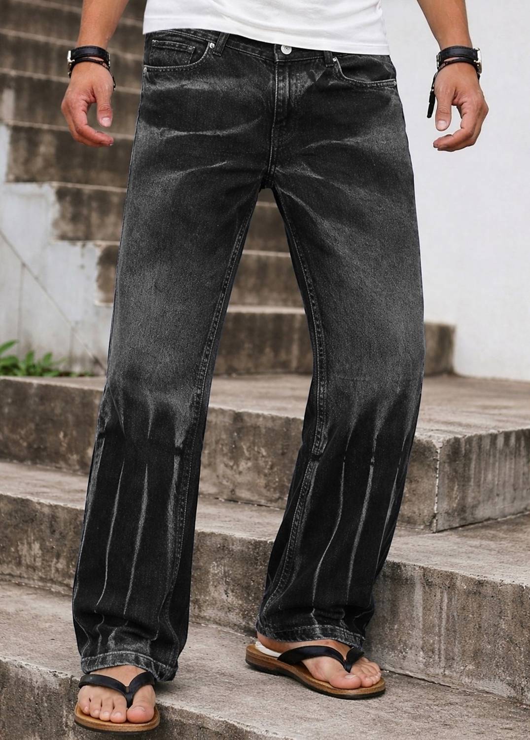 METRONAUT Straight Fit Men Multicolor Jeans - Image 1