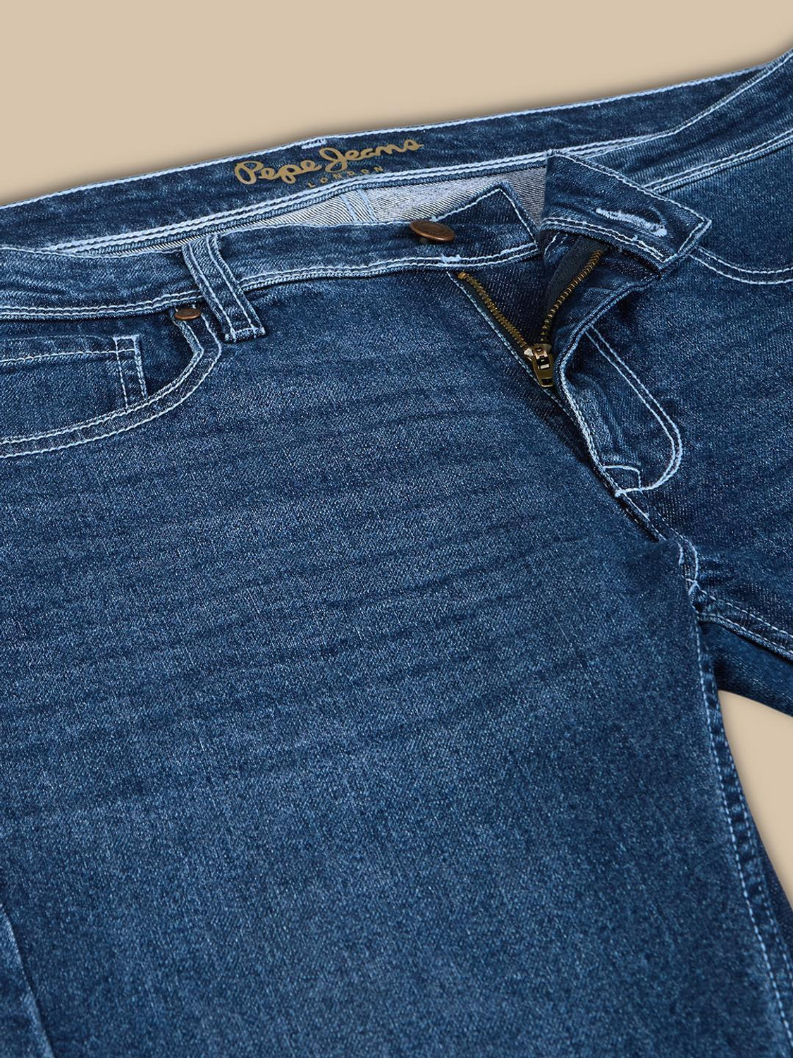 Image of Pepe Jeans Slim Men Blue Jeans