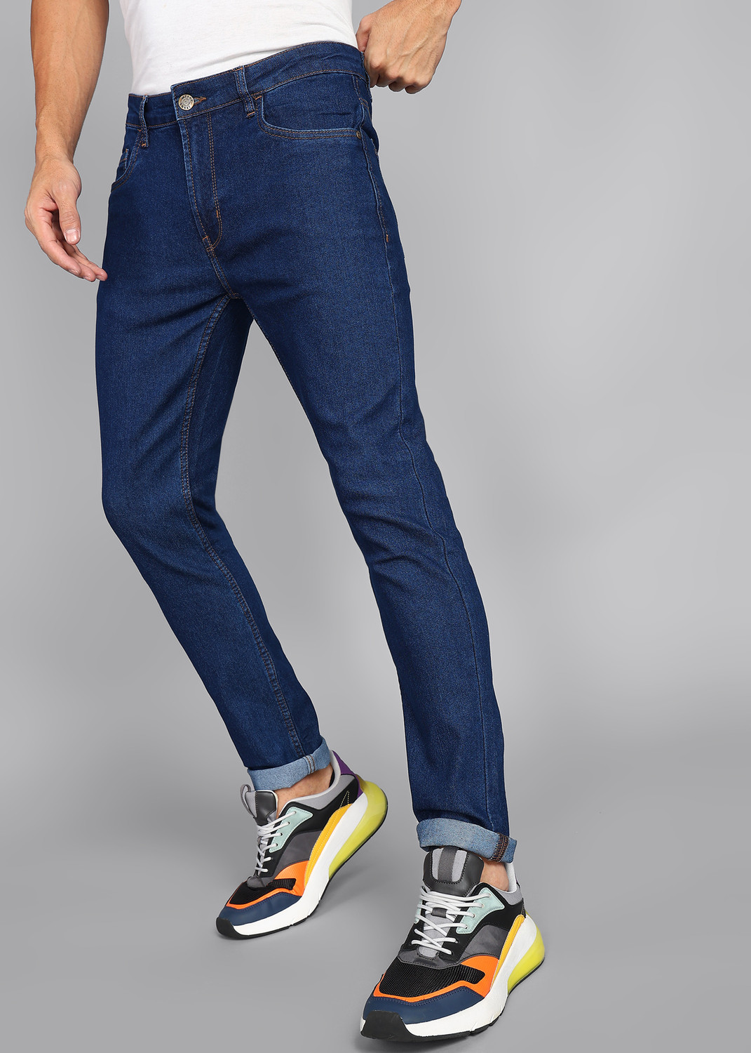 Image of METRONAUT Skinny Men Dark Blue Jeans
