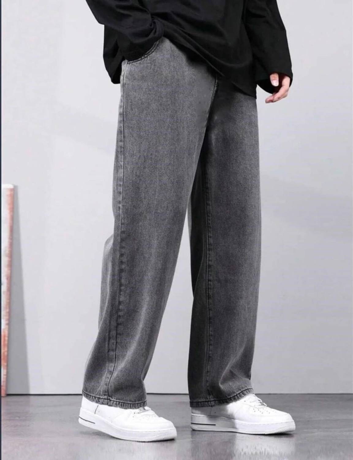 RIFA Straight Fit Men Grey Jeans - Image 3