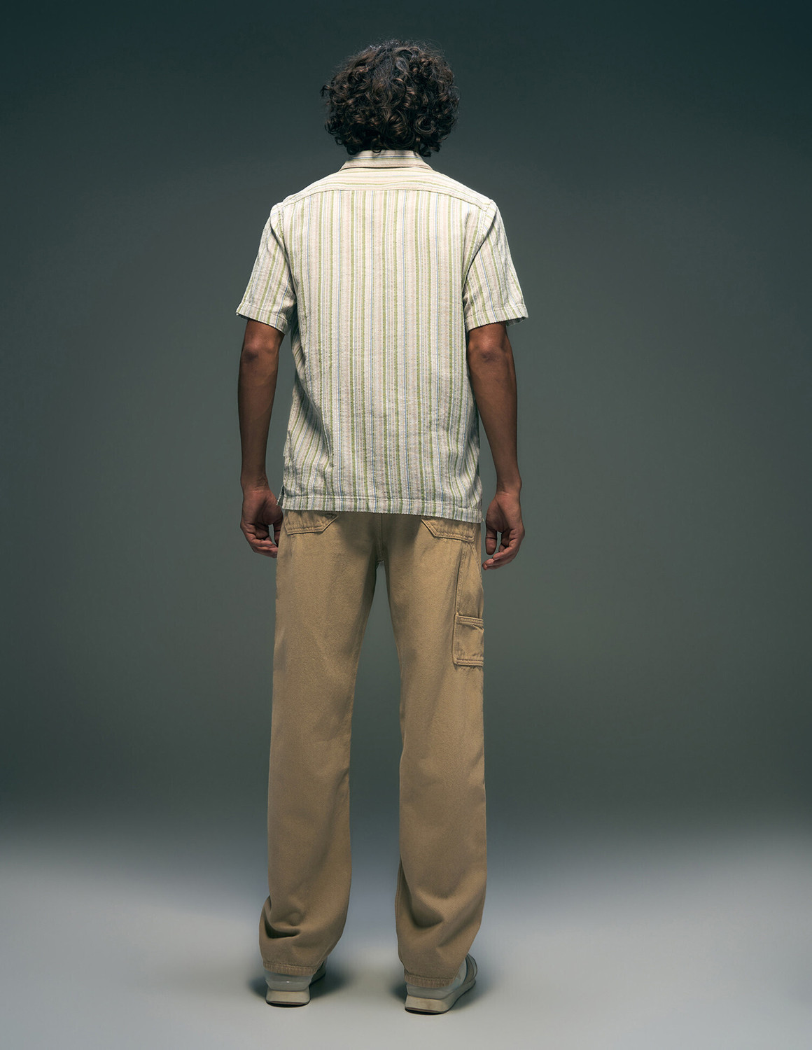 Image of FLYING MACHINE Men Relaxed Fit High Rise Beige Jeans