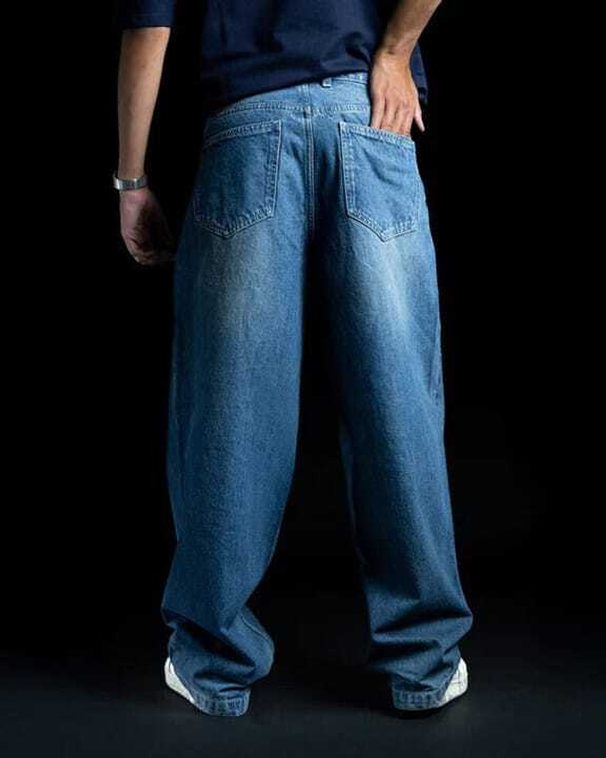 Image of Southee Loose Fit Men Blue Jeans