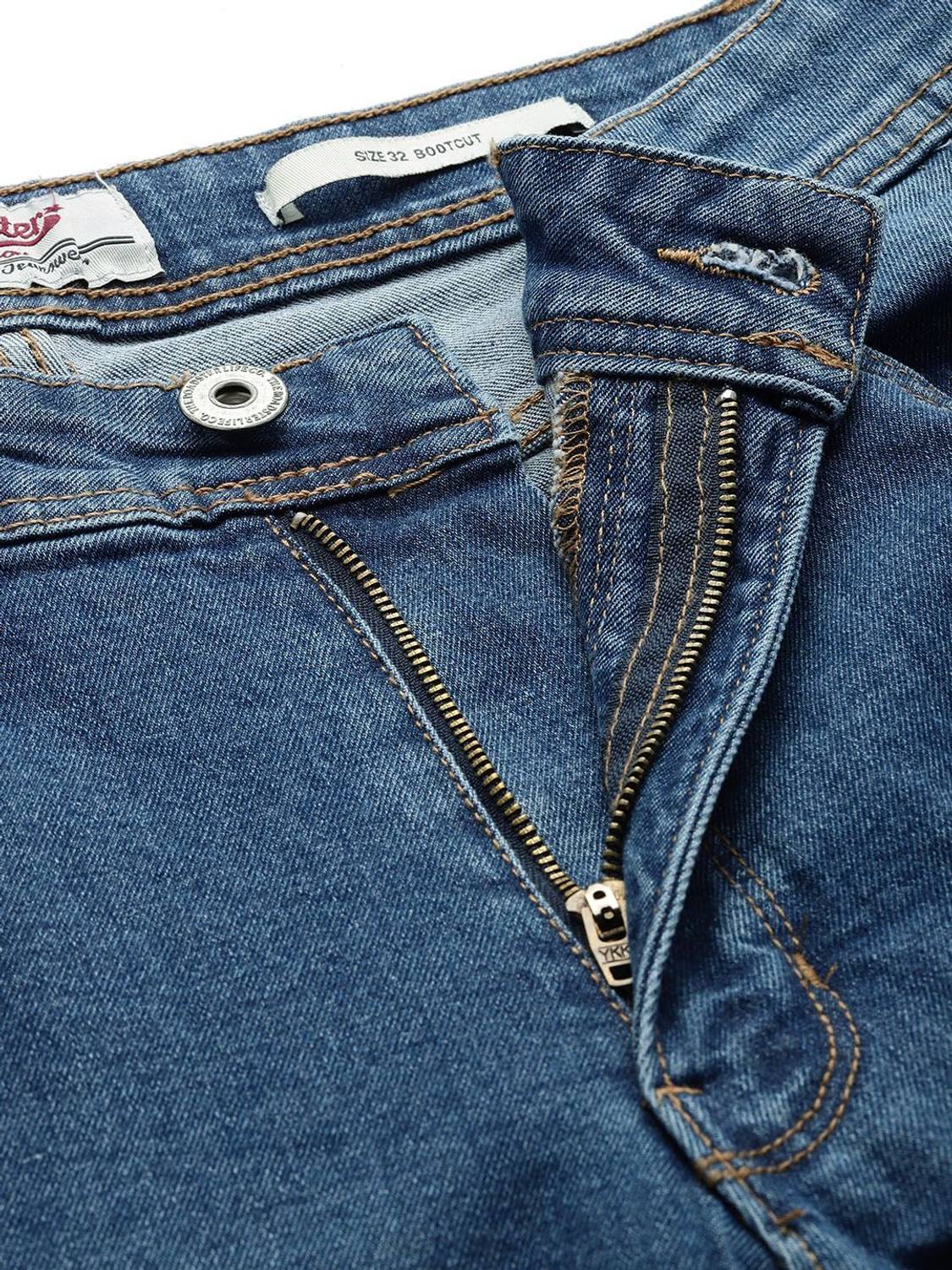 Roadster Men Blue Boot-Leg Jeans - Image 4