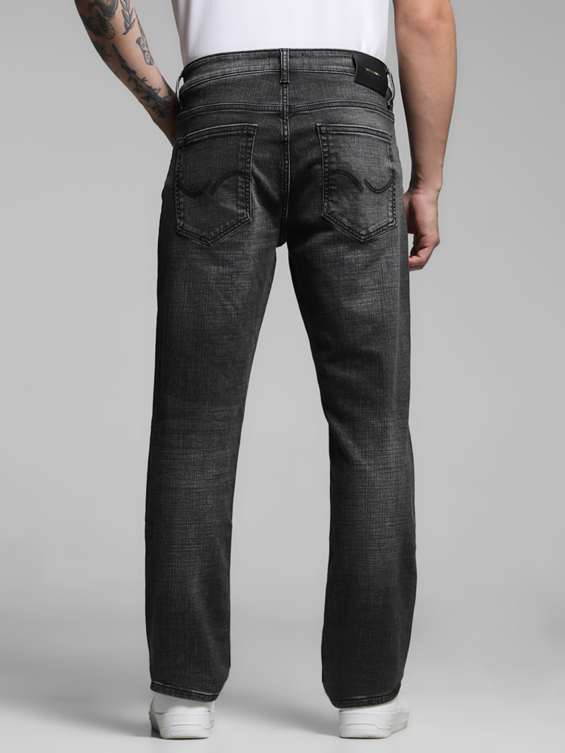 Image of JACK & JONES Regular Men Grey Jeans