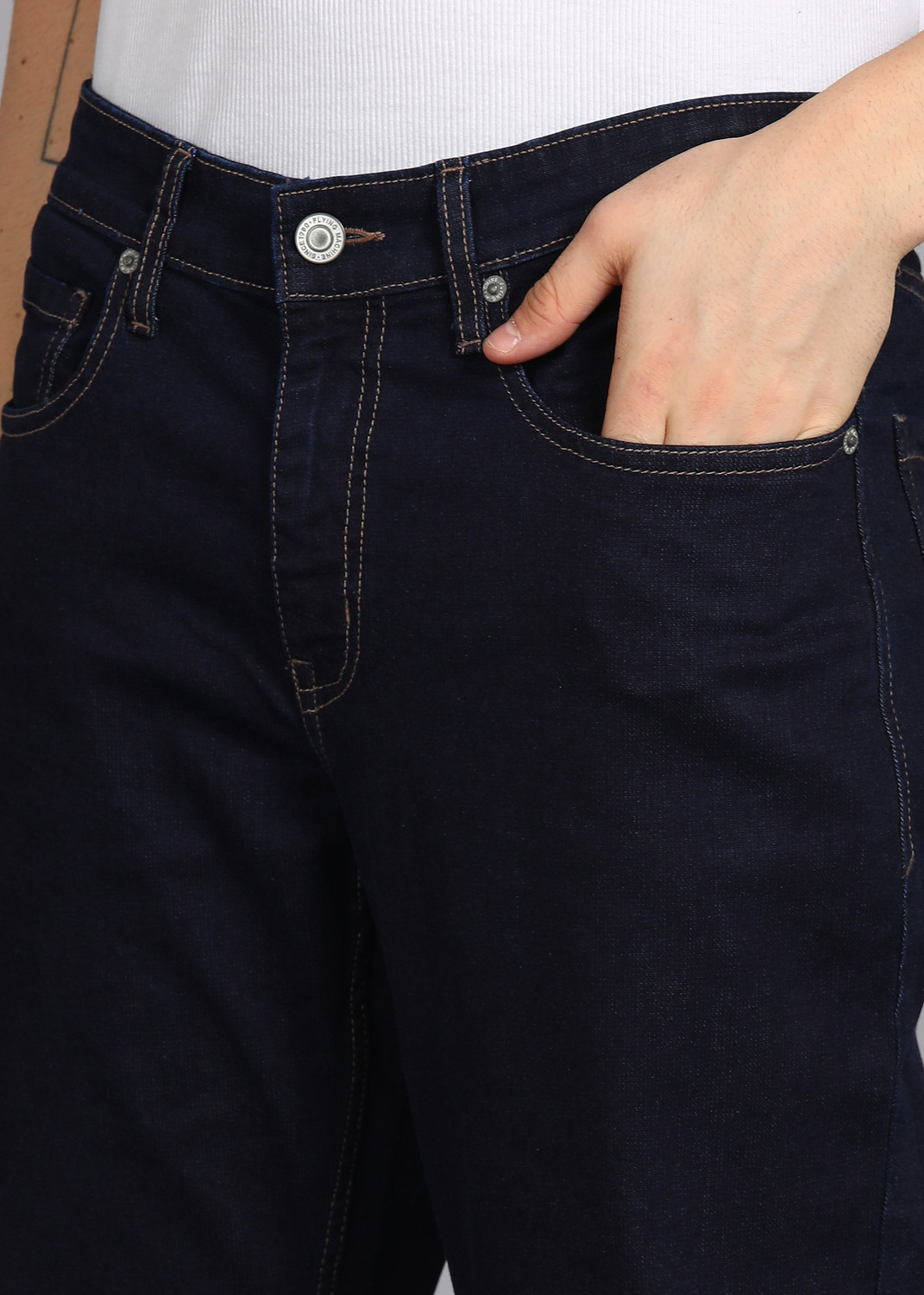 Image of FLYING MACHINE Regular Men Blue Jeans