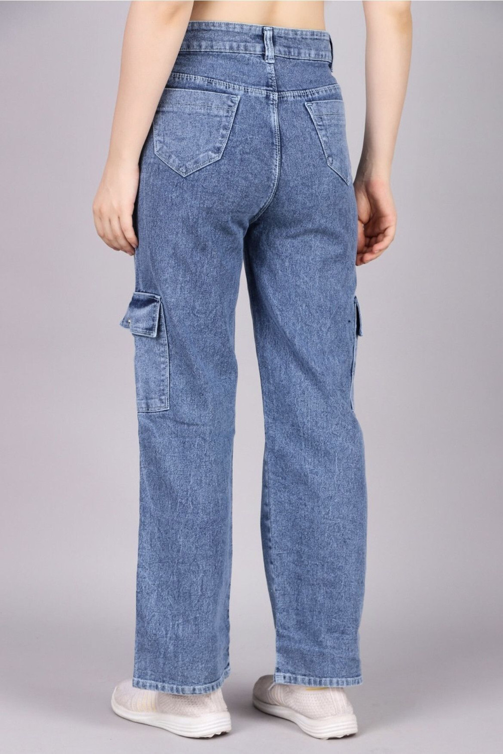 Image of TRENDY LOOKS Straight Fit Women Blue Jeans