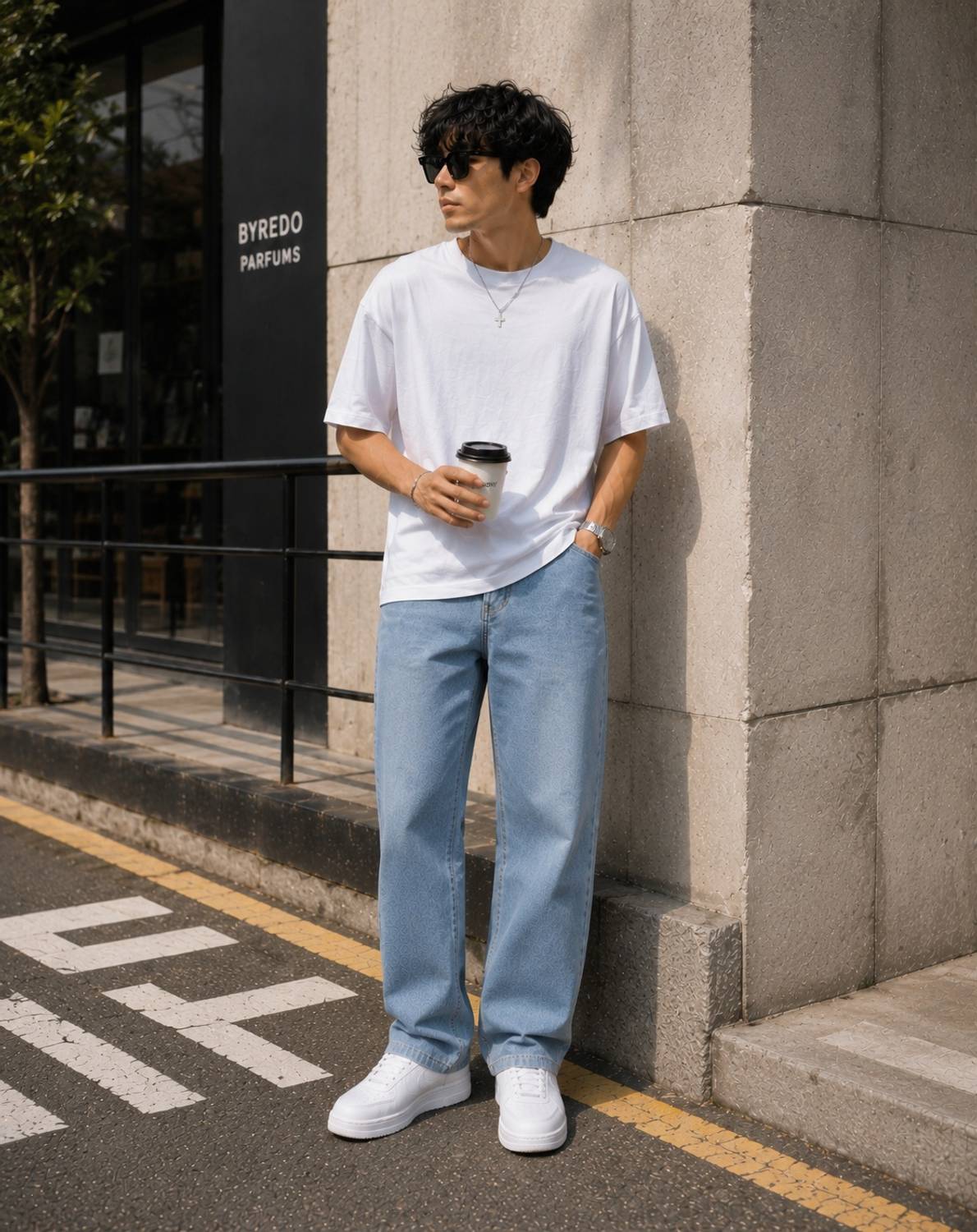 Denim Life Loose Fit Men Light Blue Jeans - Image 4