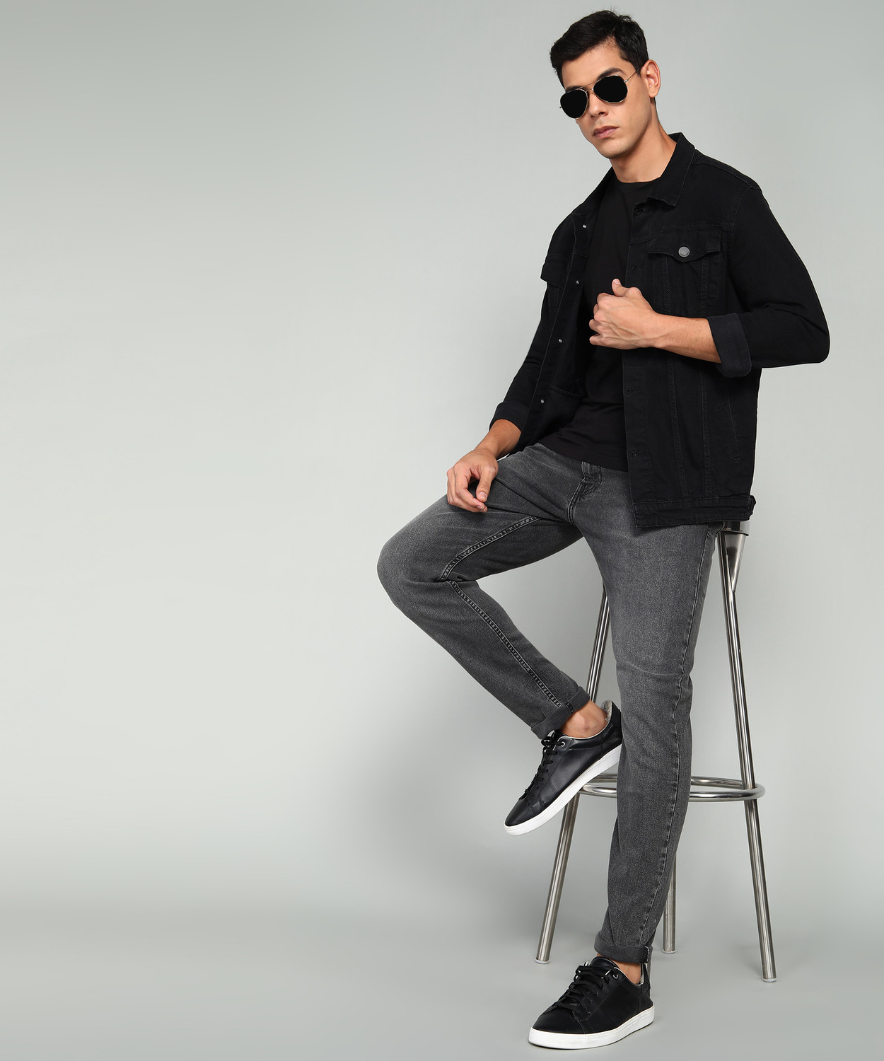 Image of LEVI'S Tapered Fit Men Black Jeans